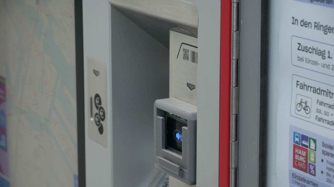 a close up of a machine with a key board